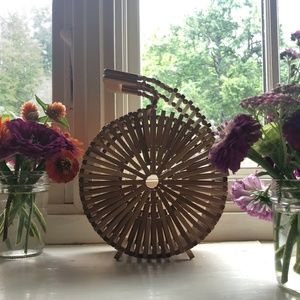 Cult Gaia Mini Zaha Bamboo Bag